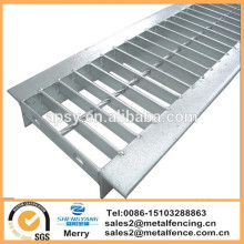 Hot galvanized steel welded bar grating cover board for floor drain channel